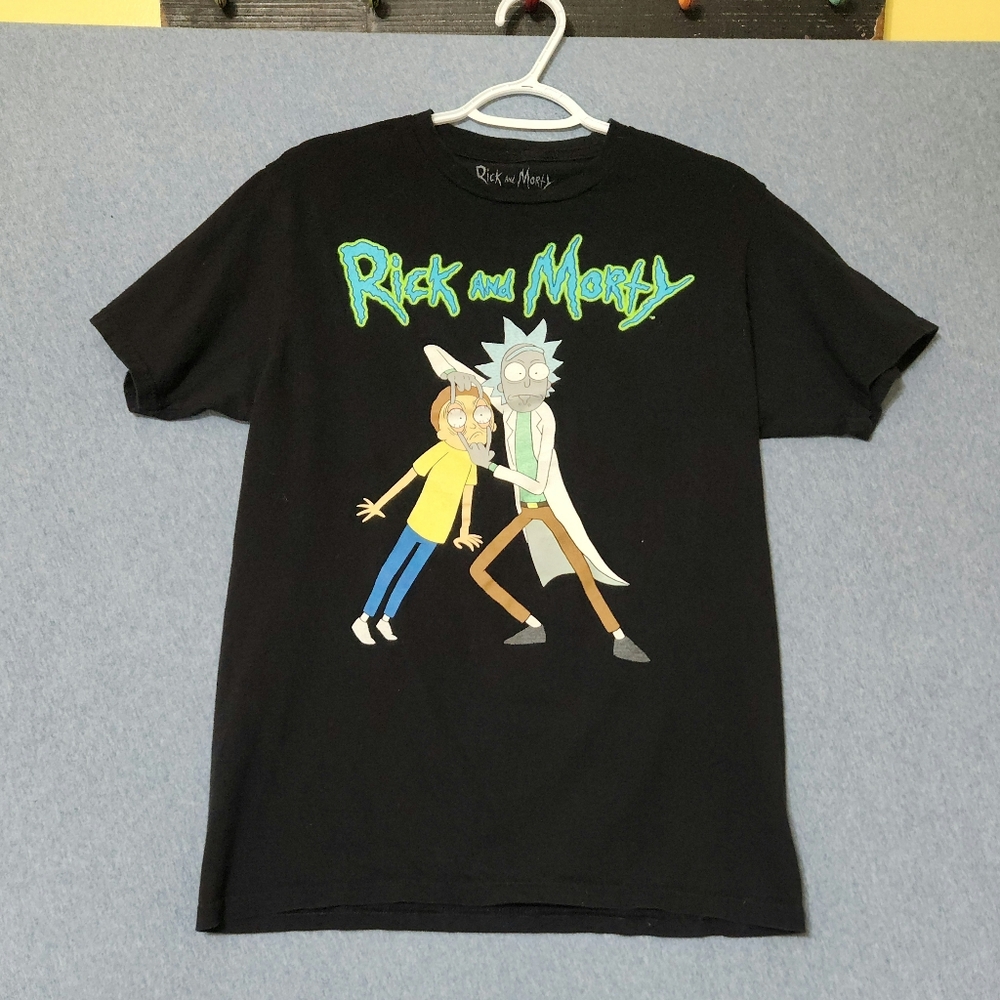 Rick and Morty adult swim character tee shirt. Size medium